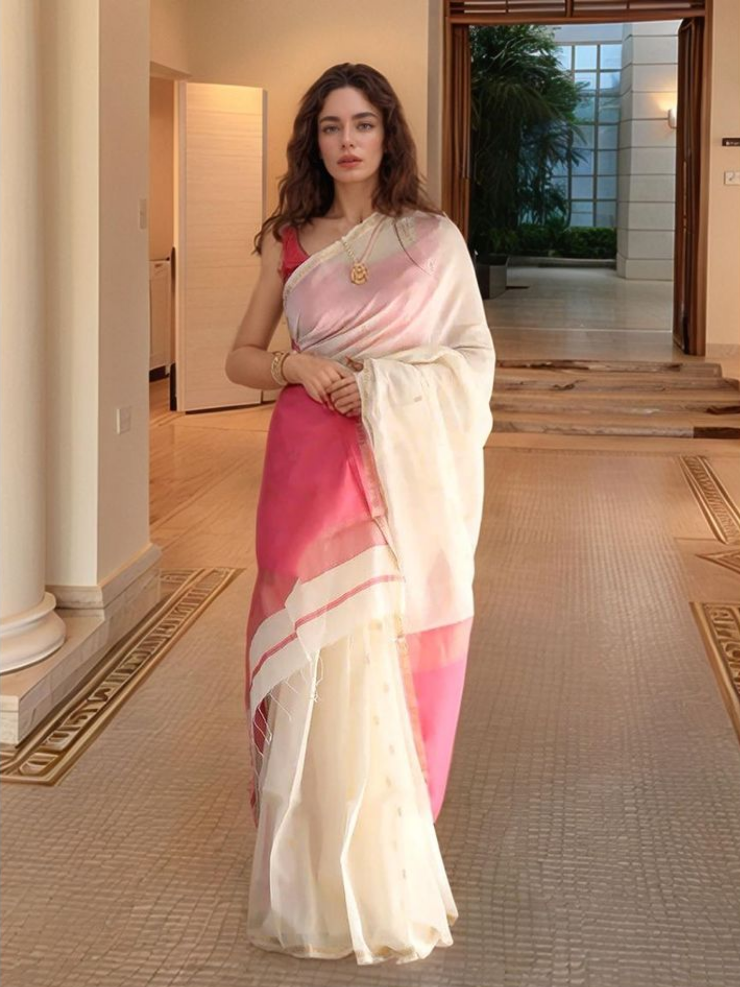 Handwoven Cotton Saree